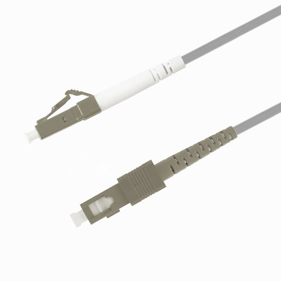 Патч-корд волоконно-оптический TELCORD ШОС-3.0-LC/U-SC/U-MM62,5-100м-LSZH-GY 802647