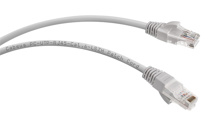 Кабель патч-корд U/UTP 6 кат. 5м Cabeus PC-UTP-RJ45-Cat.6-5m-LSZH 661200