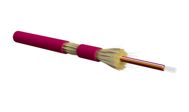 Кабель волоконно-оптический 50/125, 8 волокон Hyperline FO-DT-IN-504-8-LSZH-MG 753750