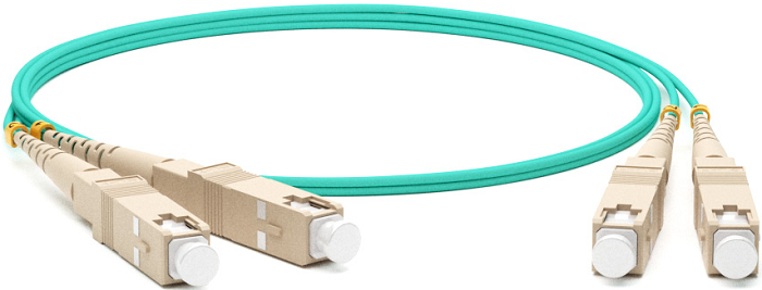 Патч-корд волоконно-оптический Hyperline FC-D3-504-SC/PR-SC/PR-H-2M-LSZH-AQ 897416