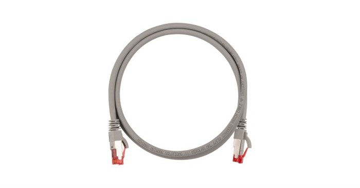 Кабель патч-корд S/FTP 6А кат. 3м NikoMax NMC-PC4SA55B-030-SL-C-GY 1216092