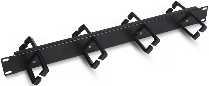 Кабельный организатор  Cabeus JB08-1U-45-BK 865456