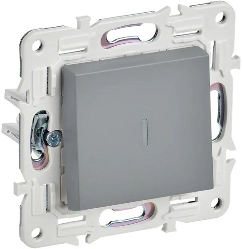 Выключатель одноклавишный с подсветкой  IEK SK-V10-1-10-K03 1157287