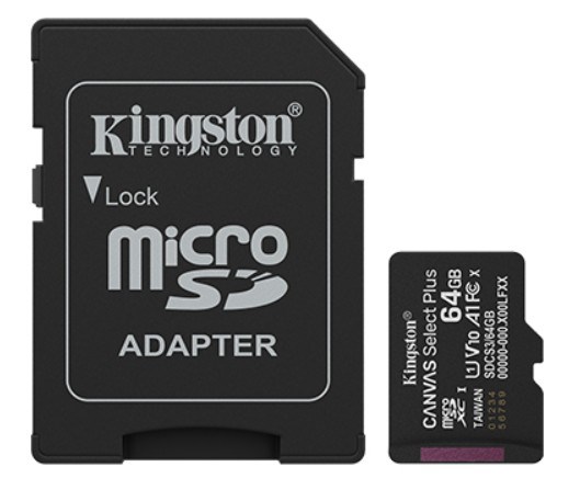 Карта памяти MicroSDXC 64GB Kingston SDCS3/64GB 1234151
