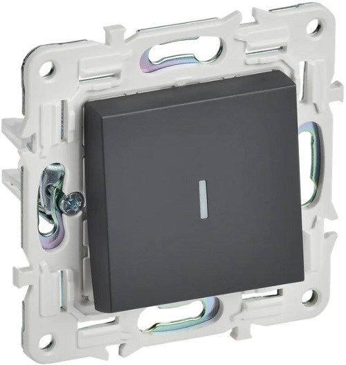 Переключатель одноклавишный  IEK SK-V12-1-10-K48 1157992