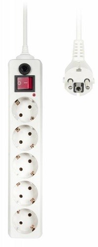 Сетевой фильтр  Buro 500SH-5-W 607821