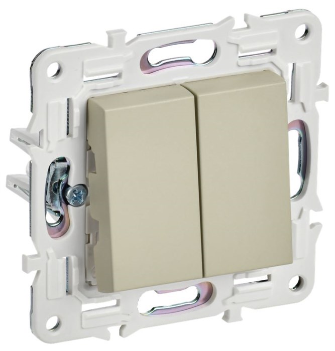 Переключатель двухклавишный  IEK SK-V22-0-10-K10 1157327