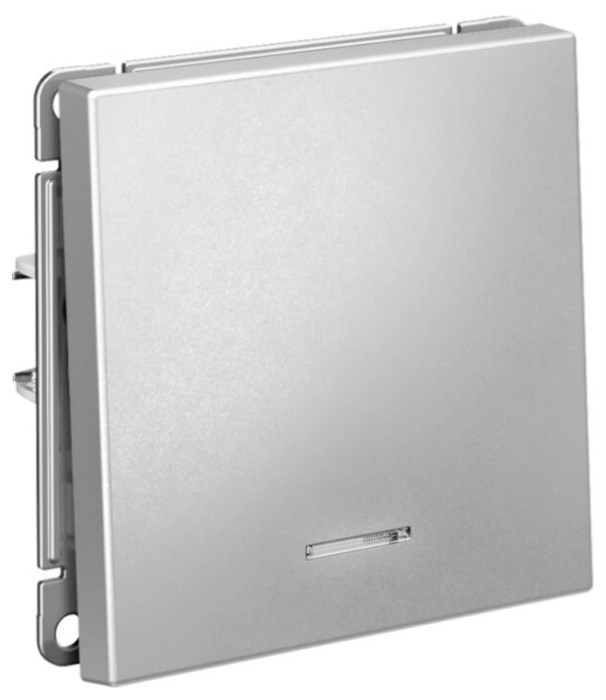 Выключатель одноклавишный с подсветкой  Systeme Electric GAL000313S 1226295