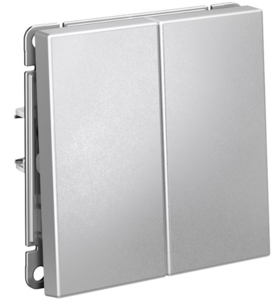 Выключатель двухклавишный  Systeme Electric GAL000351S 1226299