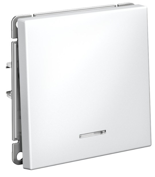 Выключатель одноклавишный с подсветкой  Systeme Electric GAL001313S 1226359