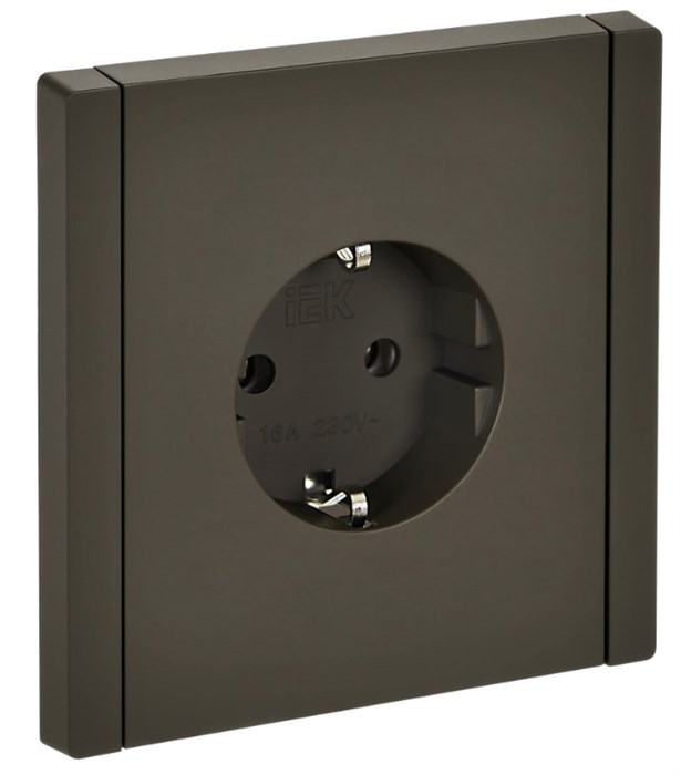 Розетка с заземлением  IEK FP-R11-16-1-K03 1158184