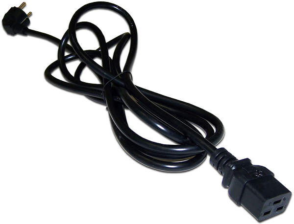 Кабель питания  Lanmaster LAN-PP19/SH-3.0-BK 866709