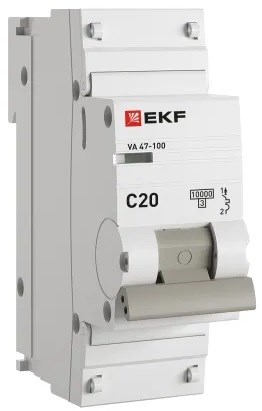 Автоматический выключатель  EKF mcb47100-1-20C-pro 1219872