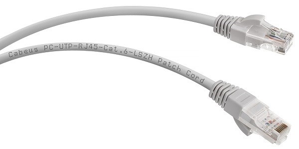 Кабель патч-корд U/UTP 6 кат. 10м Cabeus PC-UTP-RJ45-Cat.6-10m-LSZH 661203