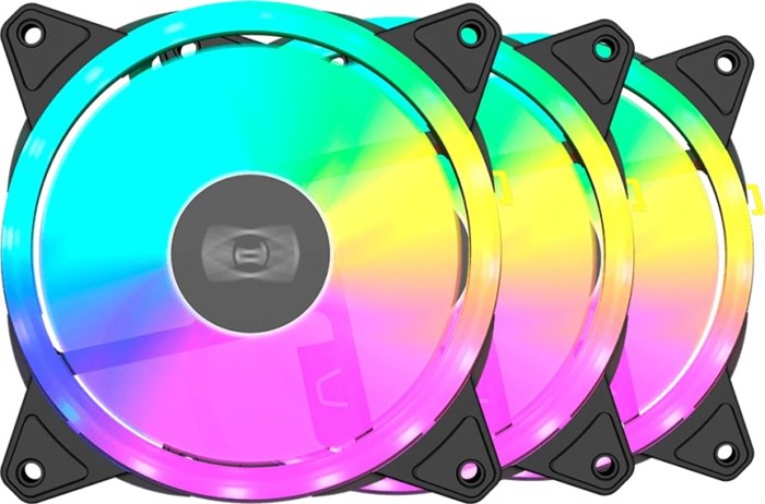 Вентилятор для корпуса PCCooler F3 T120 ARGB BK 1231645