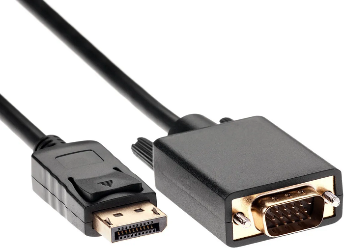 Кабель интерфейсный DisplayPort-VGA VCOM CG607-1.8M 901754