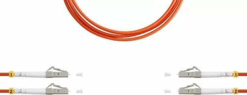 Кабель патч-корд волоконно-оптический Vimcom LC-LC duplex 50/125 15m 1032418