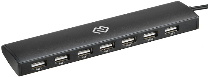 Разветвитель USB 3.1 Digma HUB-7U2.0-UC-B 867092
