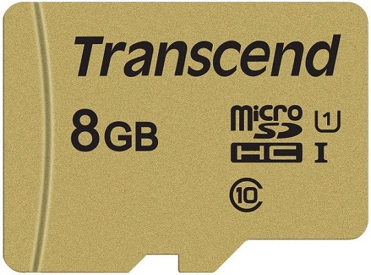 Карта памяти MicroSDHC 8GB Transcend TS8GUSD500S 631776