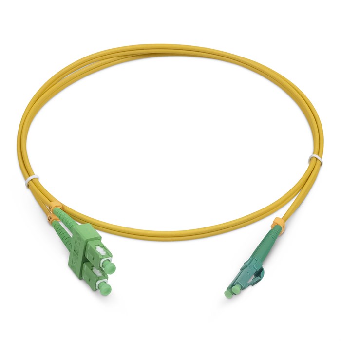 Кабель патч-корд волоконно-оптический Cabeus FOP(d)-9-LC/APC-SC/APC-5m 514203