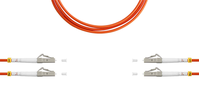 Патч-корд волоконно-оптический TELCORD ШОС-2x3.0-2LC/U(dx)-2LC/U(dx)-MM50-3м-LSZH-OR 1078562
