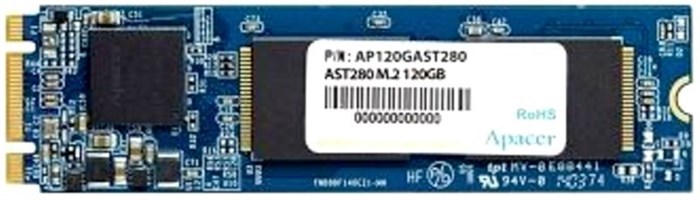 Накопитель SSD M.2 2280 Apacer AP120GAST280-1 120 ГБ 626546