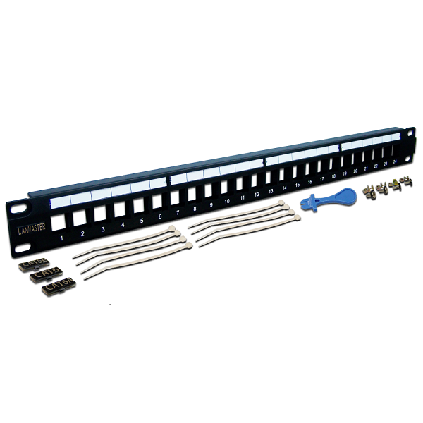 Патч-панель  Lanmaster LAN-PPC24OK-UTP 753244