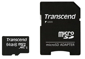Карта памяти MicroSDXC 64GB Transcend TS64GUSDXC10 544344