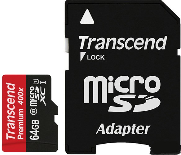 Карта памяти MicroSDXC 64GB Transcend TS64GUSDU1 333514