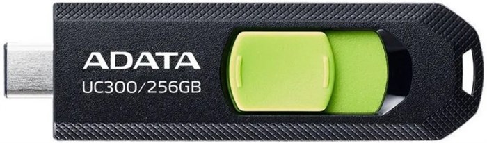 Накопитель USB 3.2 256GB ADATA ACHO-UC300-256GRBK/GN 1150621
