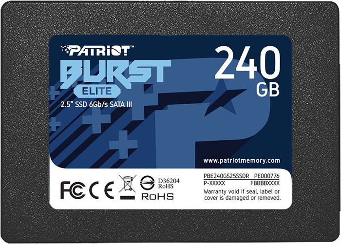 Накопитель SSD 2.5'' Patriot Memory PBE240GS25SSDR 240 ГБ 829137