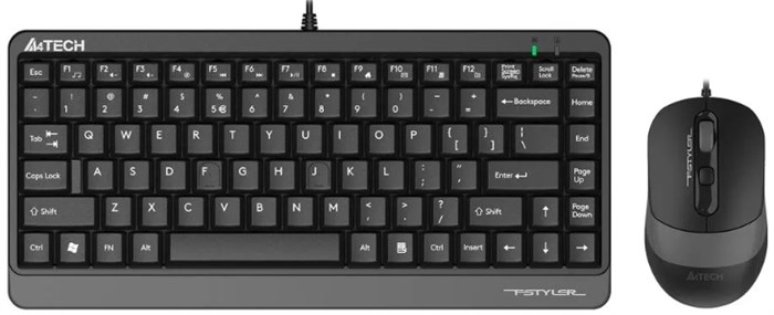 Клавиатура и мышь  A4Tech F1110 GREY 1026215