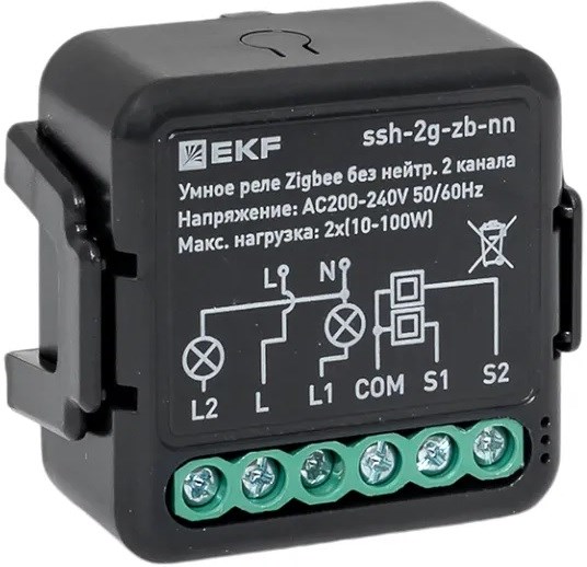 Реле умное EKF ssh-2g-zb-nn 1216045