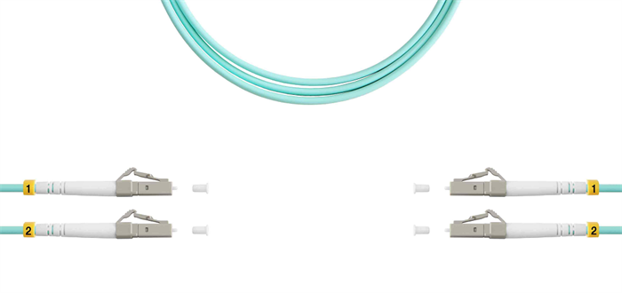 Патч-корд волоконно-оптический TELCORD ШОС-2x3.0-2LC/U(dx)-2LC/U(dx)-MM503-20м-LSZH-AQ 1078609