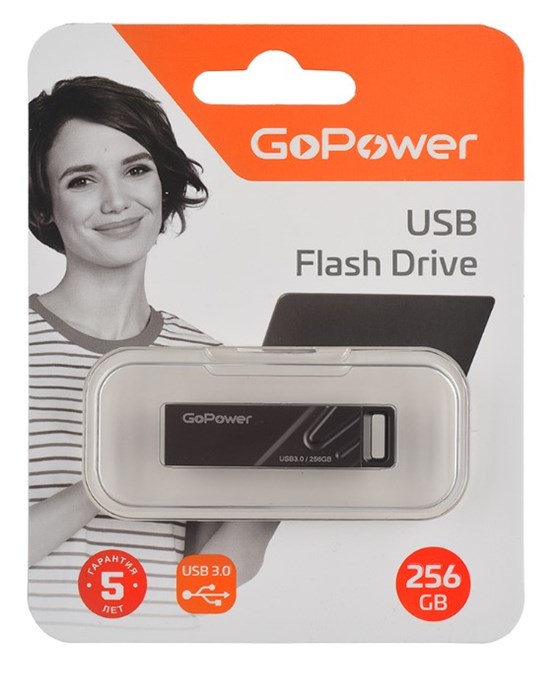 Накопитель USB 3.0 256GB GoPower 00-00027356 1096570