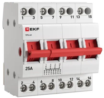 Переключатель трехпозиционный EKF TPS425 1133958