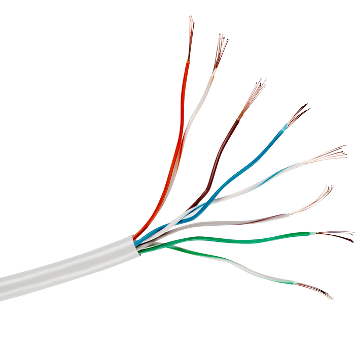 Кабель витая пара U/UTP 5e кат. 4 пары Exegate UTP4-C5E-CCA-P24-IN-PVC-GY-305 722407