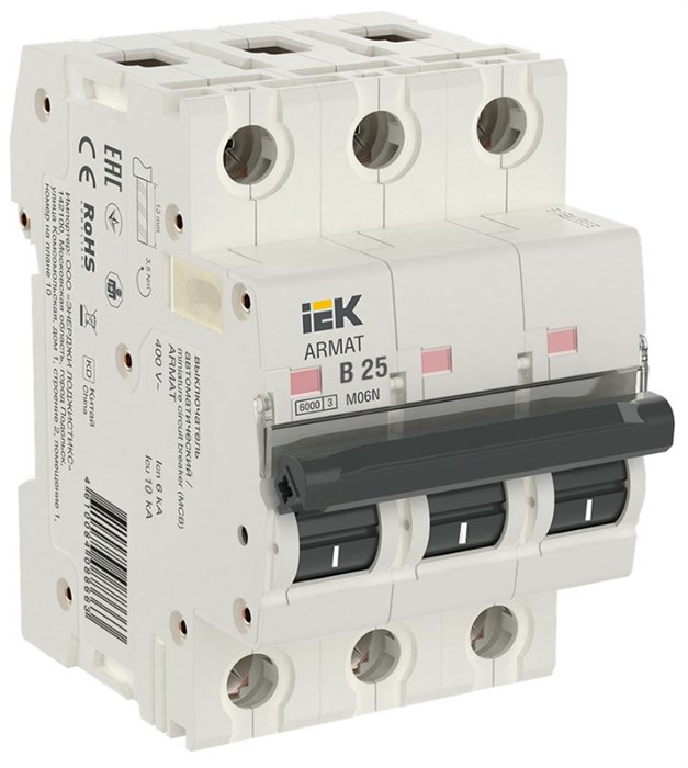 Автоматический выключатель  IEK AR-M06N-3-B025 902588