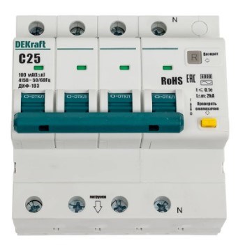 Автомат дифференциальный DEKraft 16412DEK 1224431