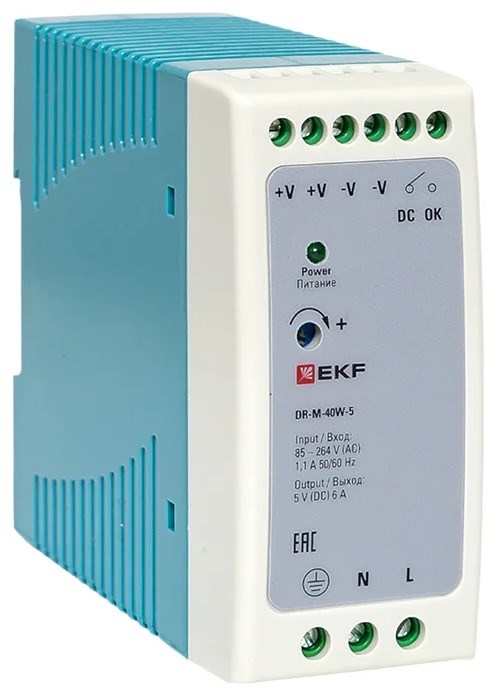 Блок питания  EKF DR-M-40W-5 1127702