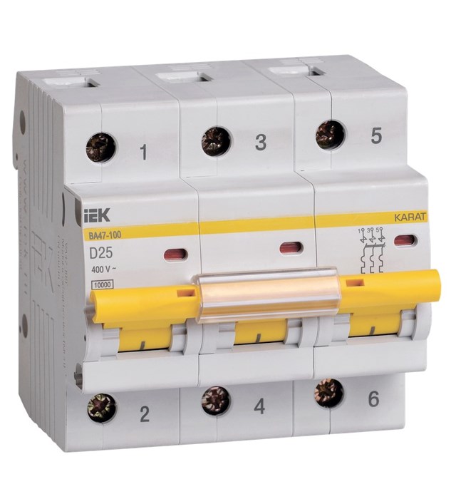 Автоматический выключатель  IEK MVA40-3-025-D 1147757