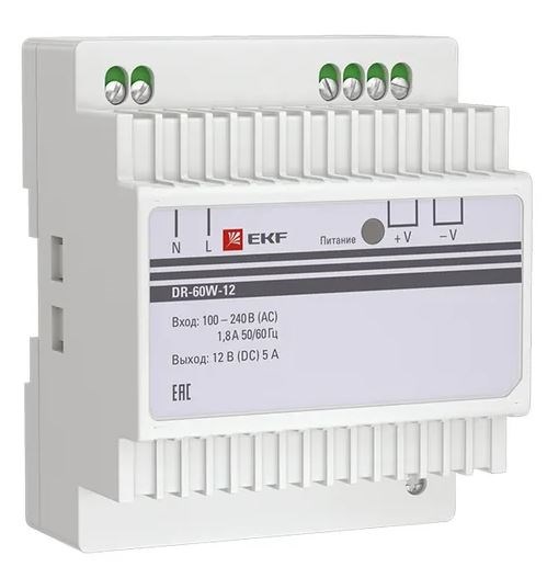 Блок питания  EKF dr-60w-12 1127706