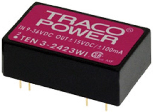 Преобразователь DC-DC модульный TRACO POWER TEN 3-2412WI 575787