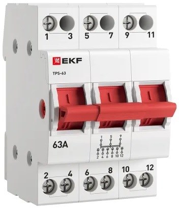 Переключатель трехпозиционный EKF TPS363 1133954