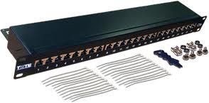 Патч-панель 19", 24xRJ45, FTP, Кат. 5е TWT TWT-PP24STP 296242