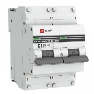 Автоматический выключатель  EKF mcb47100m-2-125C-pro 1126182