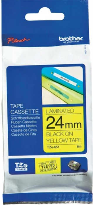 Наклейка ламинированная Brother TZE651 411001