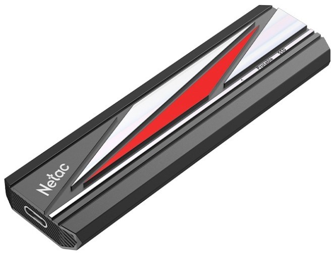 Внешний SSD USB 3.2 Gen 2 Type-C Netac NT01ZX20L-256G-32BK 256 ГБ 1119245