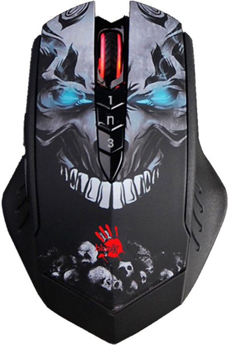 Мышь Wireless A4Tech Bloody R80 Plus Skull 993351