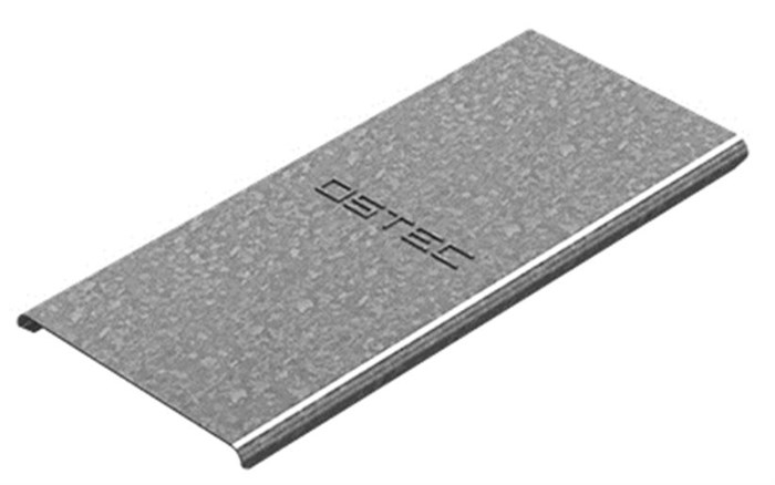 Крышка на ответвитель Т-образ., верт.  Ostec КОТВ-100х50-1,0-СЦ 915024